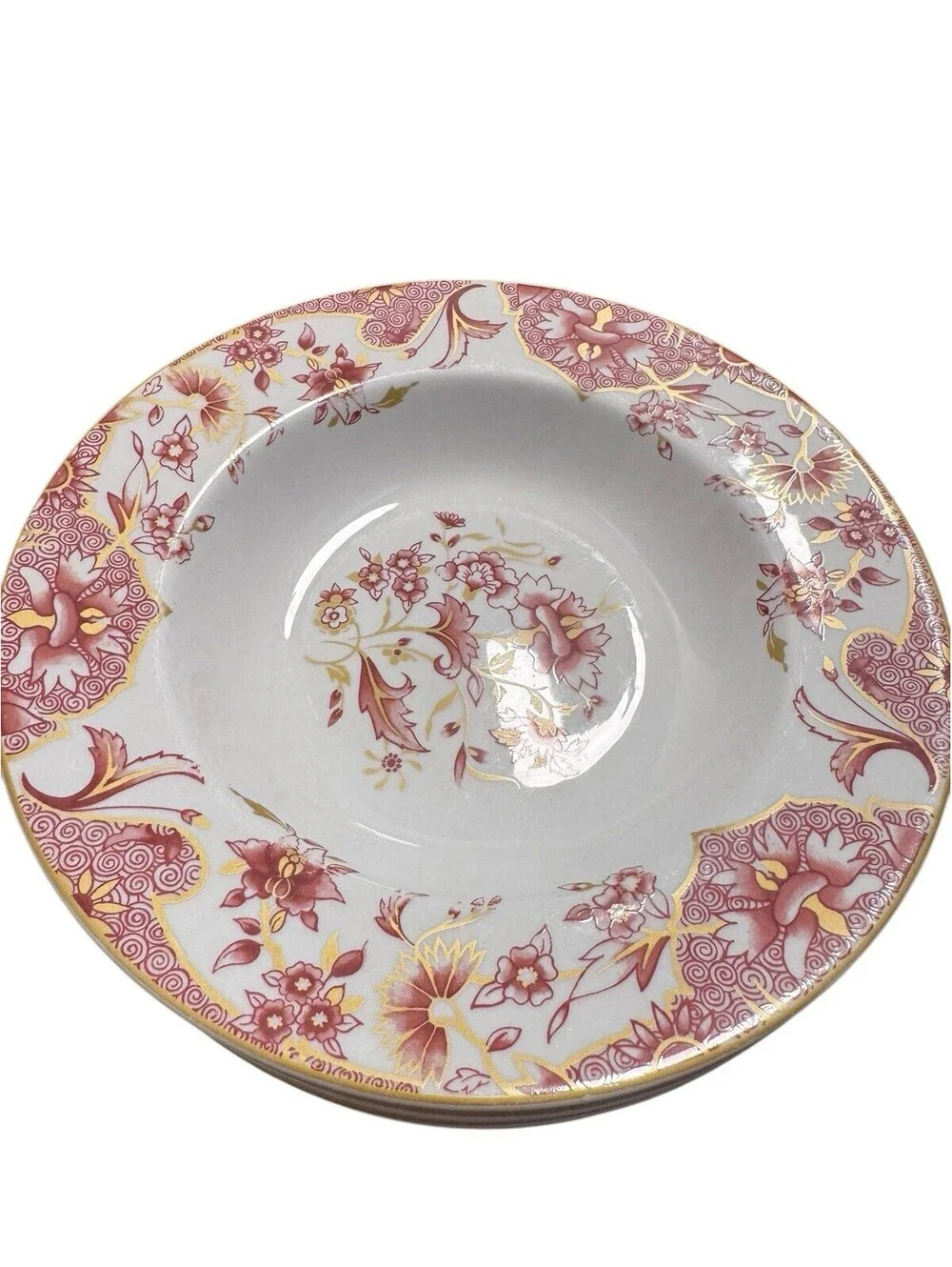 NEIMAN MARCUS / QUEENS ORIENTAL FLOWER - SOUP BOWL - 8 1/2